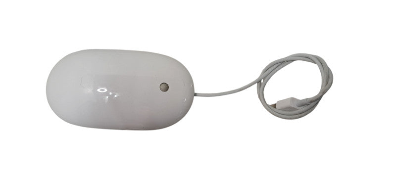 Genuine Apple White Aluminum USB Keyboard A1243 & Mighty Mouse A1152 Combo