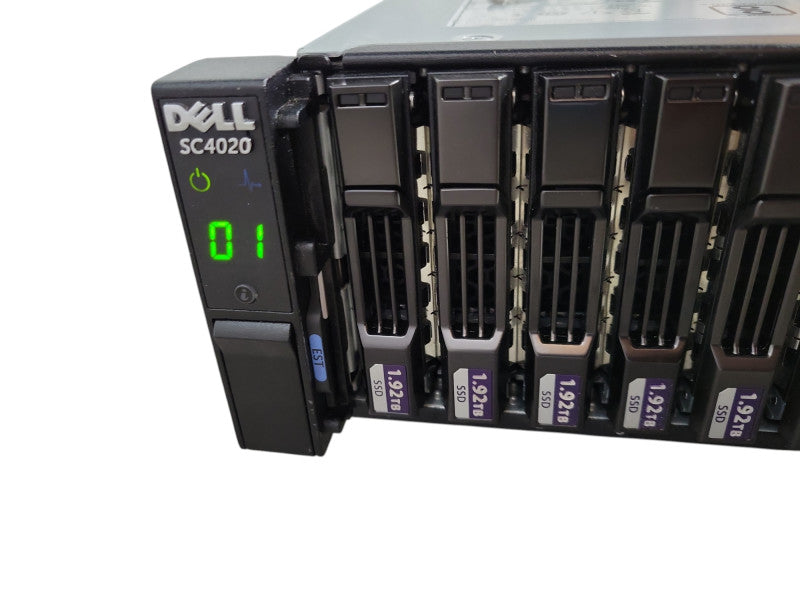 Dell Compellent SC4020 24x 2.5" Storage Array 2x 10G-iSCSI-2 Storage Contro !