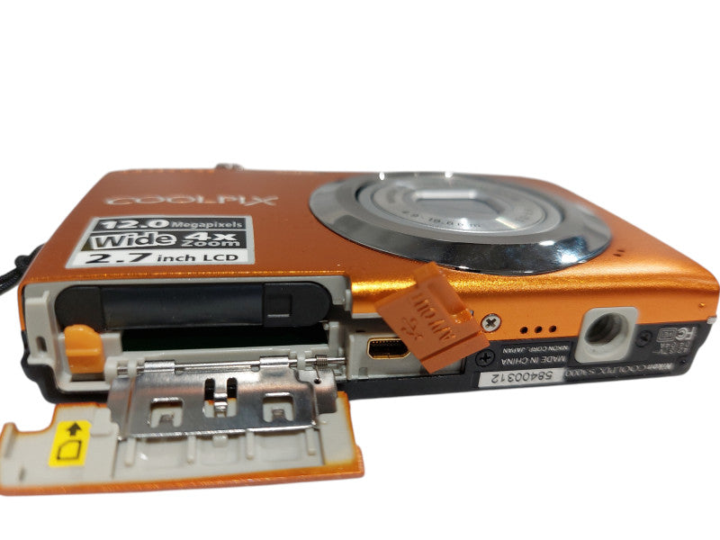 Nikon Camera CoolPix S3000 2.7" LCD 12.0 MegaPixels Orange  =