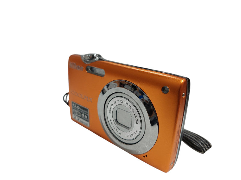 Nikon Camera CoolPix S3000 2.7" LCD 12.0 MegaPixels Orange  =