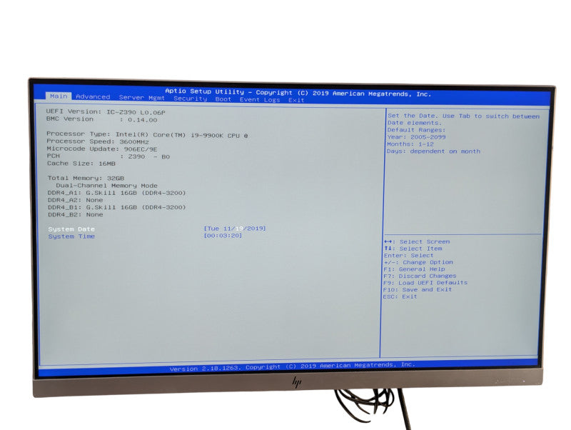 Custom 1U Watercooled Rack PC Intel Core i9-9900K 32GB RAM  -
