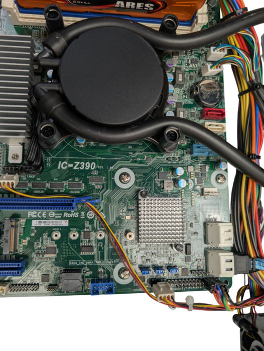 Custom 1U Watercooled Rack PC Intel Core i9-9900K 32GB RAM  -