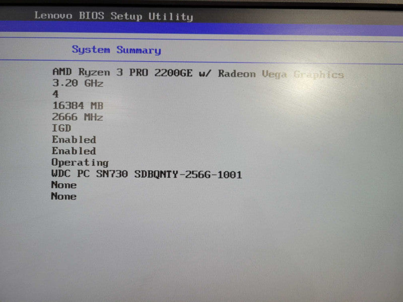 Lenovo ThinkCentre M715q | Ryzen 3 PRO 2200GE @3.20GHz 16GB RAM 256GB Nvme !