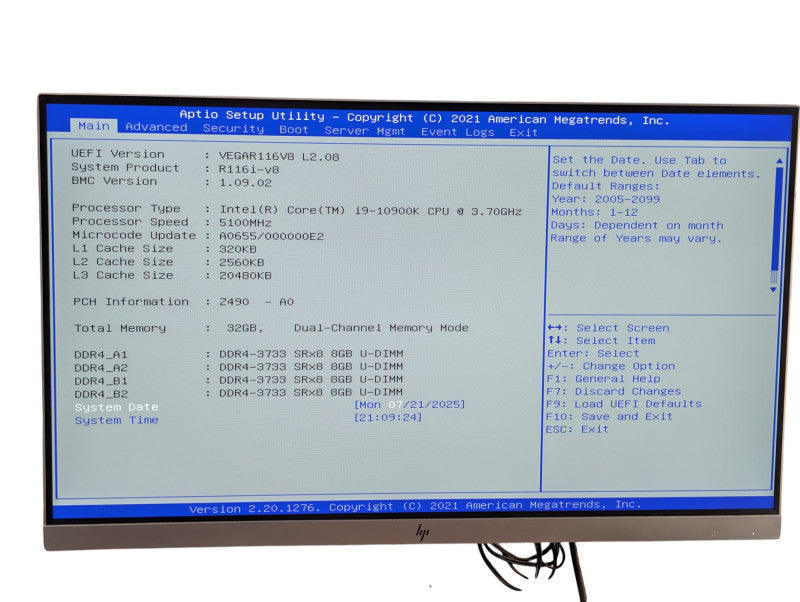 Custom 1U Water Cooled PC ASRock Z490D4U-2L2T Intel Core i9-10900K -