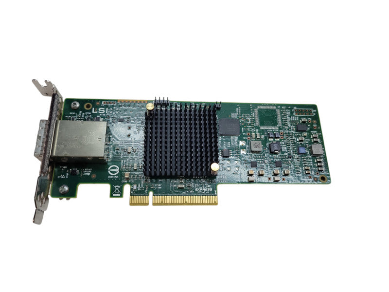 LSI SAS9300-8e 8-Port 12Gbps SAS PCIe HBA Host bus Adapter LP %