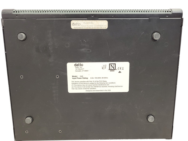 Datto S4B2 SIRIS 4 and NAS Business D-2123iT @ 2.2GHz 32GB DDR4 No HDDs READ $