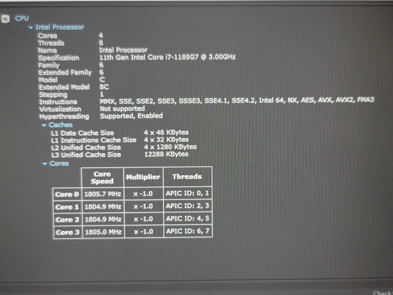Dell Latitude 5520 i7-1185G7 16GB DDR4  256GB SSD  β Lap200