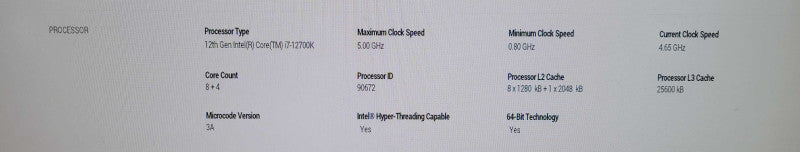 Intel Core i7-12700K SRL4N %