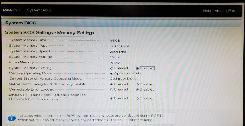 Dell PowerEdge T340 1x Xeon E-2174G 48GB DDR4 H330- No HDD