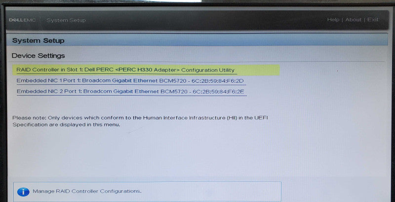 Dell PowerEdge T340 1x Xeon E-2174G 48GB DDR4 H330- No HDD