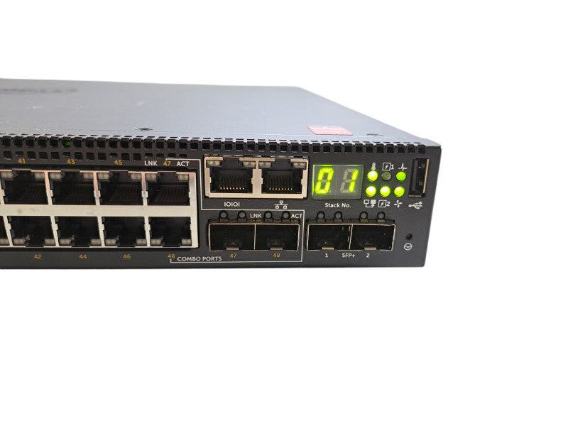 Dell N3048P | 48-Port Gigabit PoE+, 2x 10G SFP+ Managed Switch | 1x 1100W