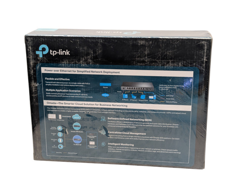 TP-Link TL-SG2210P 10 Port Gigabit Smart PoE+ Netowrk Switch  Q-