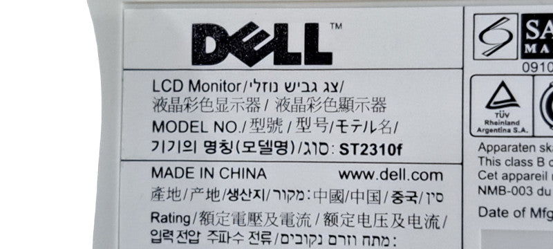 Dell ST2310F 23" LCD Monitor Full HD 1080p