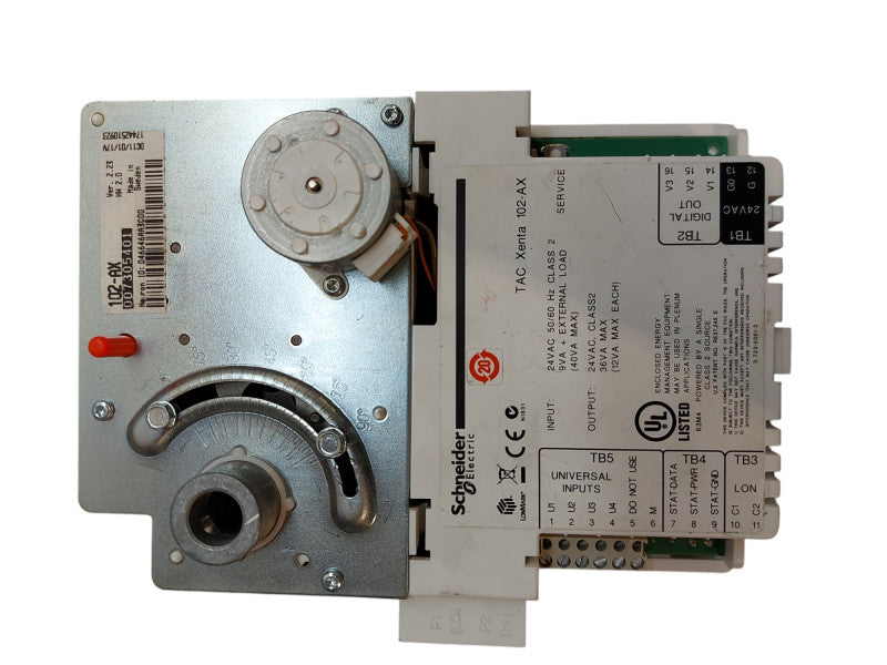 TAC XENTA 102-AX, SCHNEIDER ELECTRIC ZONE CONTROLLER - Read Description