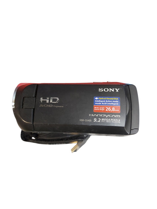Sony HDR-CX405 HD Handycam 9.2MP Digital Camcorder - Read Description
