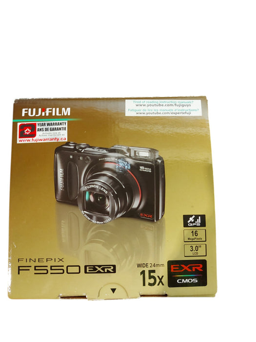 Fujifilm Digital Camera FinePix F Series F550EXR 15X 16MP Camera