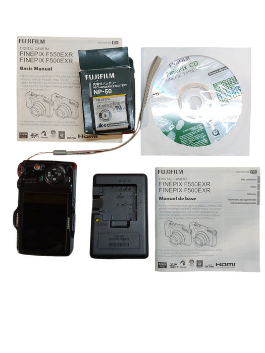 Fujifilm Digital Camera FinePix F Series F550EXR 15X 16MP Camera