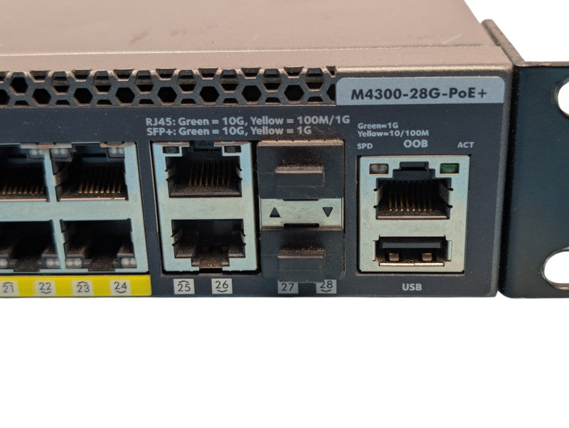 NETGEAR ProSafe 24 Port Gigabit 2 Port 10 Gig M4300-28G-PoE+ Smart Switch  -