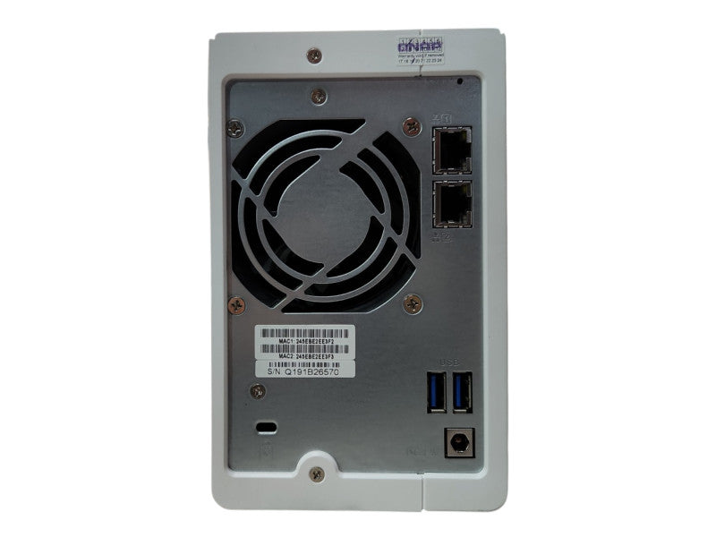 QNAP TS-231P, 2-Bay Network Attached Storage NAS 1GB RAM w/ 2x 4TB HDD