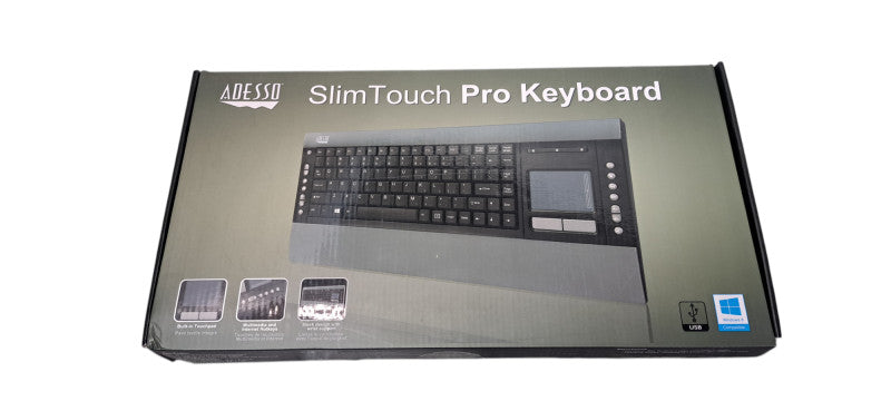 ADESSO AKB-420UB SlimTouch Pro WIRED MINI TOUCHPAD KEYBOARD