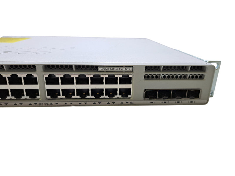 Cisco C9200L-48P-4G-E V01 | 48-Port Gigabit PoE+ Managed Switch w/ 1x PSU