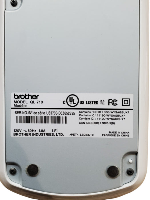 Brother QL-710W Wireless Label Thermal Printer