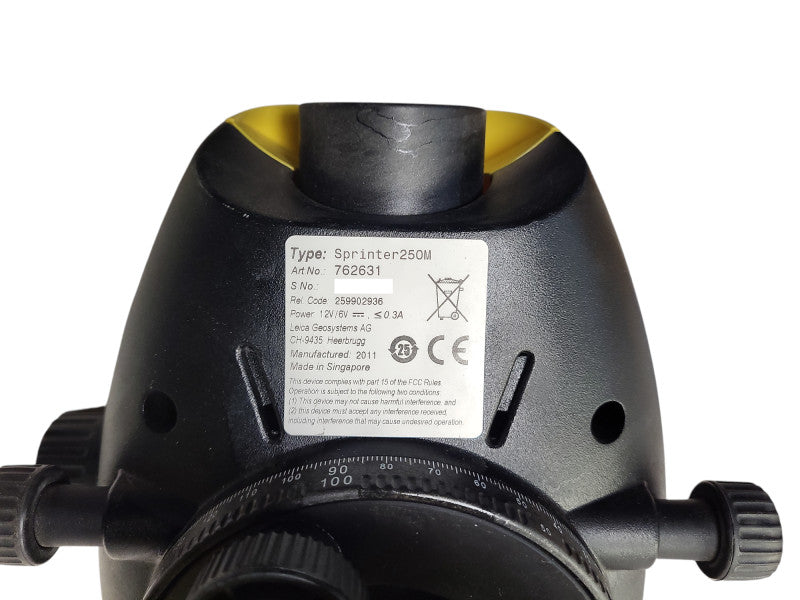 Leica Sprinter 250M Digital Metric Level READ $
