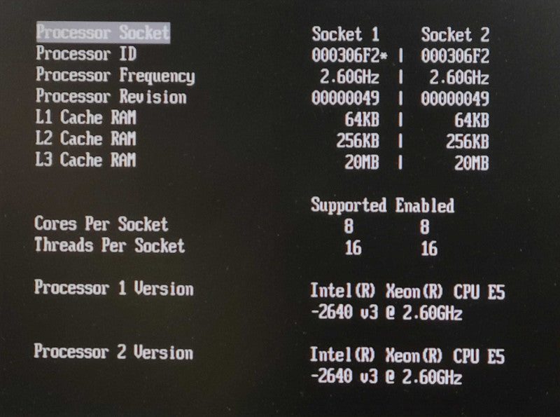 Lenovo 5462-AC1 - 2x Xeon E5-2640 v3 32GB DDR4 M5210