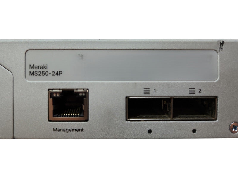Cisco Meraki MS250-24P-HW 24-Port Gigabit PoE Switch, Unclaimed