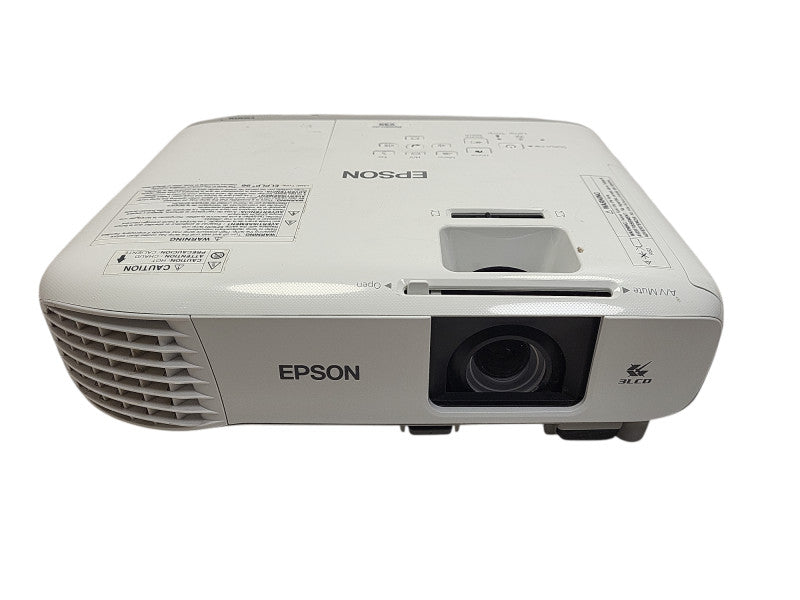 Epson PowerLite X39 H855A 3LCD WXGA Projector 1280x800 3355h NO Remote $