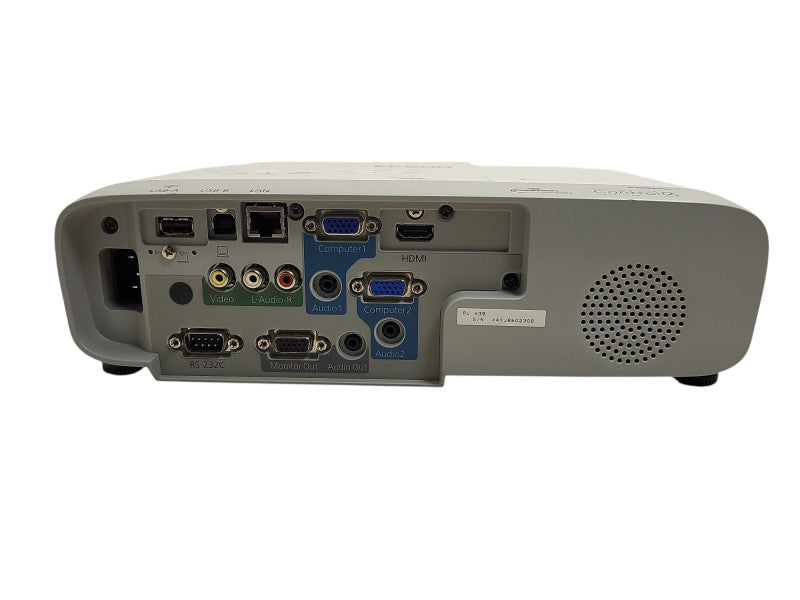 Epson PowerLite X39 H855A 3LCD WXGA Projector 1280x800 3355h NO Remote $