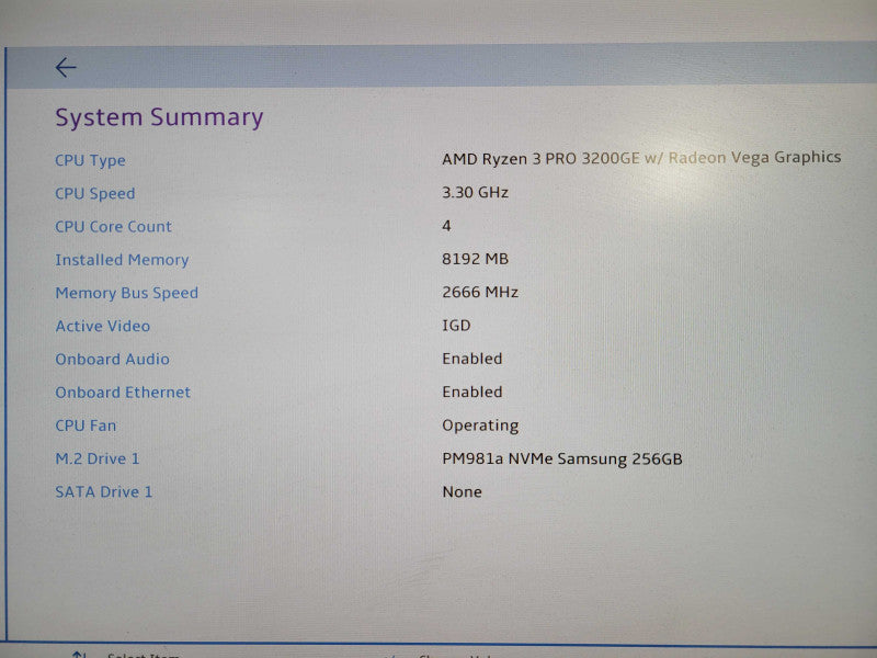 Lenovo ThinkCentre M715q | Ryzen 3 PRO 3200GE @3.20GHz 8GB RAM 256GB Nvme !