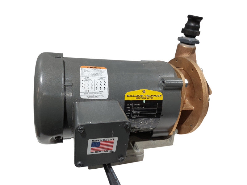 Baldor-Reliance Industrial Motor 3 Phase with Oberdorfer Pump  Q=