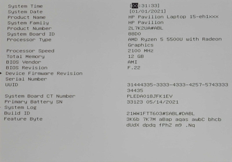 HP Pavilion 15-eh1008ca - Ryzen 5 5500U, 12GB RAM, 256GB SSD  Lap200