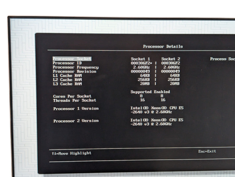 Lenovo System X 2U 3650 M5 2x Intel Xeon E5-2640 v3 32GB RAM  -