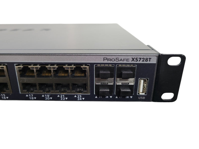 Netgear ProSafe XS728T | 28-Port 10-Gigabit L2+ Smart Switch 4x 10G SFP+ !