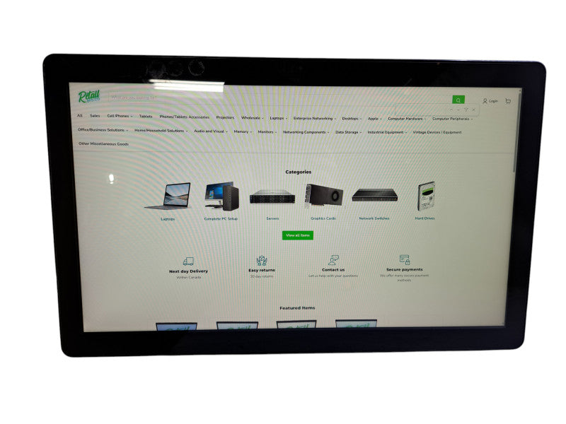 ELO E971081 ESY22i5 POS Touch Screen AiO i5-6500TE, 4GB, 128GB SSD, Wi-Fi