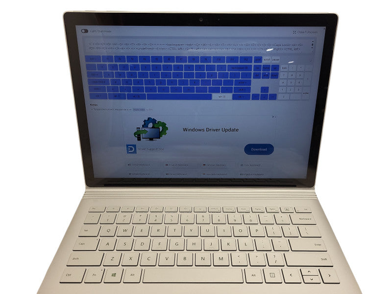 Microsoft Surface Book 2 1832 i7-8650U 1.9GHz 500GB SSD 16GB Ram GTX1050 READ $ Lap200