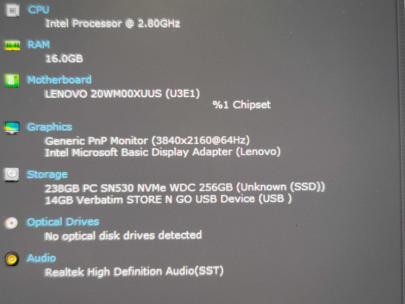 Lenovo ThinkPad T14s i7-1165G7 16GB RAM 256GB SSD  β Lap200