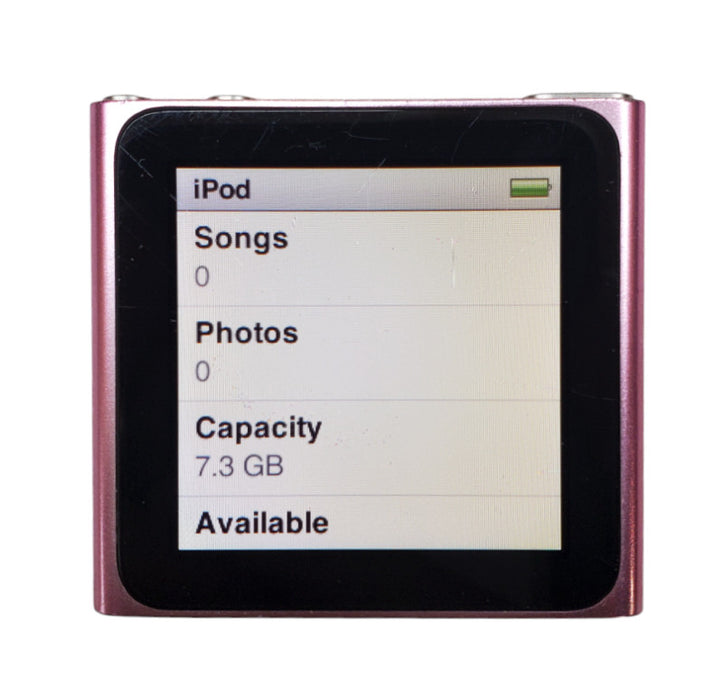 iPod Nano 6th Generation 8GB MC692C - Pink