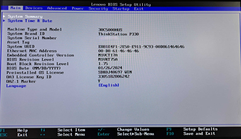 Lenovo ThinkStation P330 | i7-8700 @3.20GHz 6-Core, 32GB DDR4, No HDD