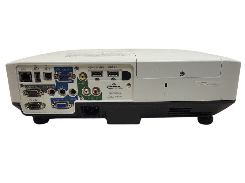 Epson PowerLite 1980WU 3LCD Projector WUXGA 4400 ANSI 1080p HDMI $