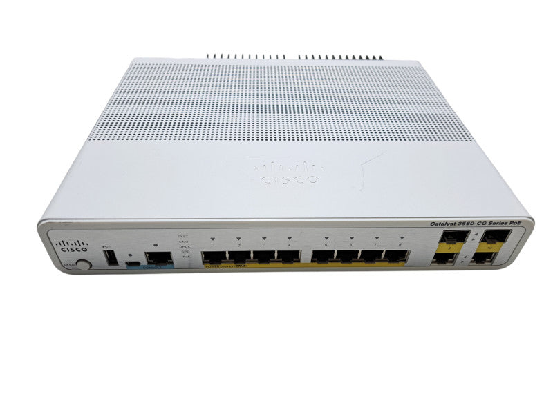 Cisco WS-C3560CG-8PC-S V03 | 8-Port Gigabit PoE Silent Fanless Switch