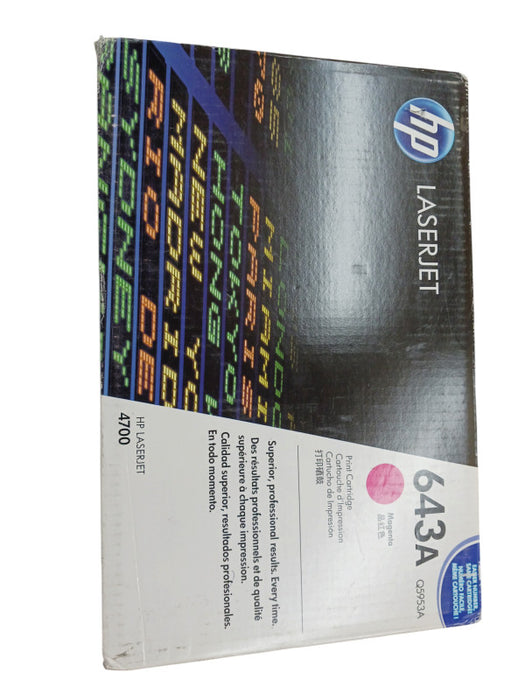 New Genuine HP 643A Q5953A Magenta Toner Sealed