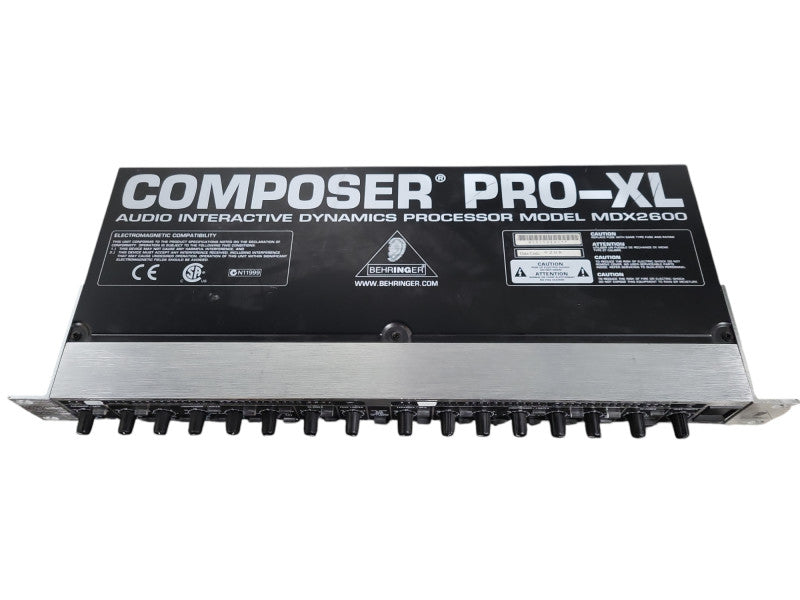 Behringer MDX2600 Composer Pro-XL Audio Processor READ !