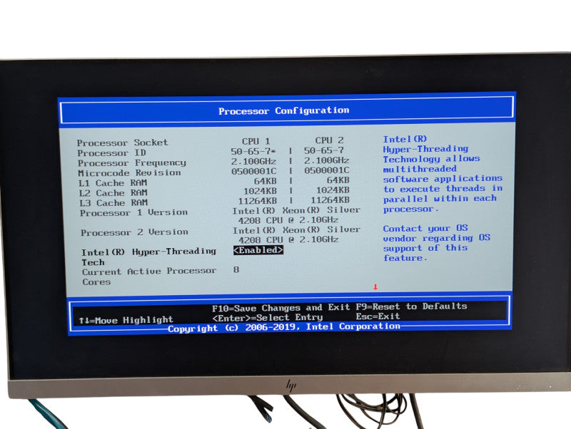 Intel Server S2500WF 2x Xeon Silver 4208 192GB RAM  -