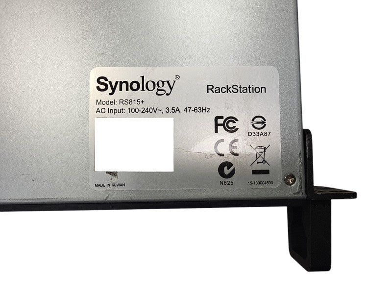 Synology RackStation RS815+ (1U Rack Mount NAS) 4-bay Diskless READ $