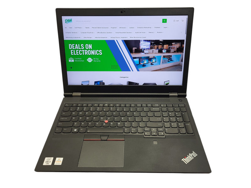 Lenovo ThinkPad P15 i9-10885H 64GB DDR4 Quadro RTX4000 4GB GPU 256GB SSD $ Lap200