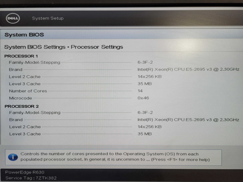 Dell PowerEdge R630 2.5" 2x Xeon E5-2695 v3 64GB DDR4 PERC H730 Mini 2x750W !