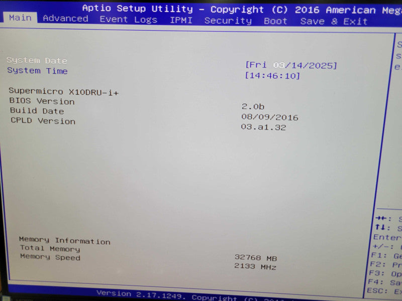Supermicro X10DRU-i+ (119U-7) - 2x Xeon E5-2680 v3 32GB DDR4 2x750W PSU Q
